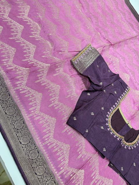 Banaras Munga silk saree