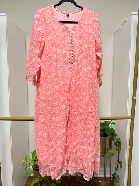 Lucknowi Georgette Anarkali Kurti