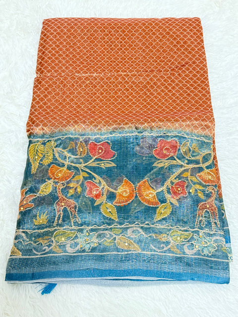 Kora Tissue Silk Saree