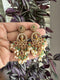 One Gram Gold CZ Balaji Earrings