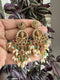 One Gram Gold CZ Balaji Earrings