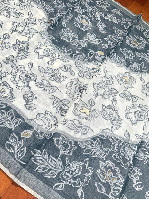 Soft Linen Saree