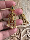 Pure 925 Silver CZ Krishna Earrings
