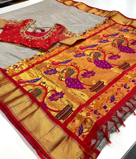 Pure Narayanpet Pattu Saree
