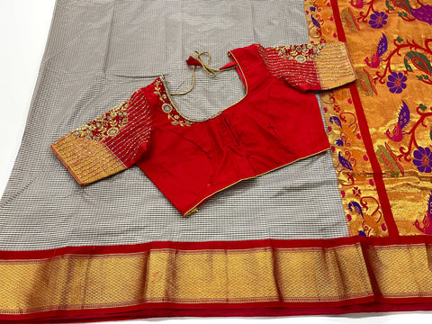 Pure Narayanpet Pattu Saree