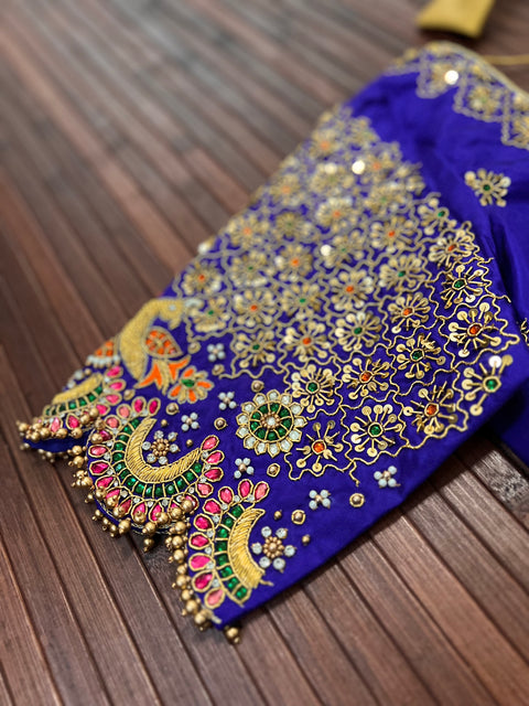 Silk Embroidered Blouse