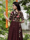 Mirror Work Georgette Gown