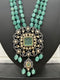 Victorian CZ Monalisa Beads Necklace Set