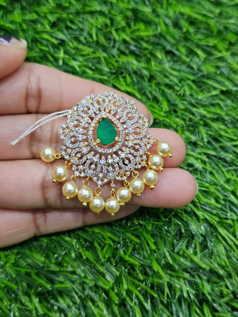 Pure 925 Silver Premium CZ Pendant