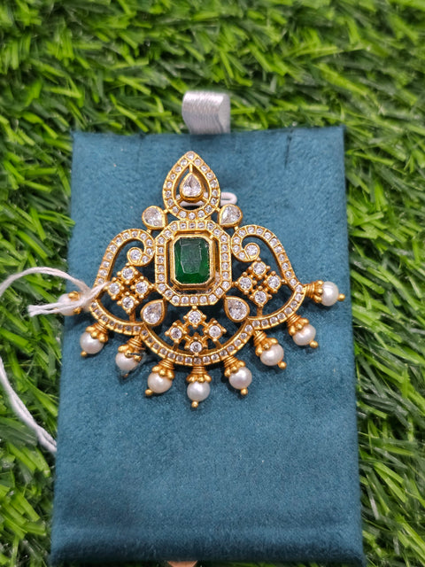 Pure 925 Silver Premium CZ Pendant