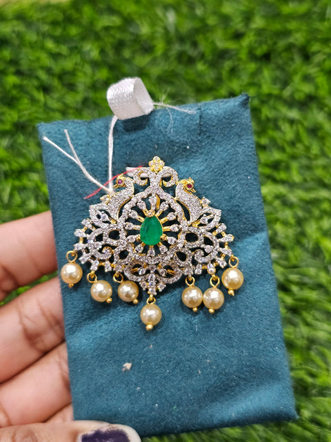 Pure 925 Silver Premium CZ Pendant