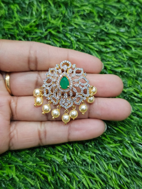 Pure 925 Silver Premium CZ Pendant