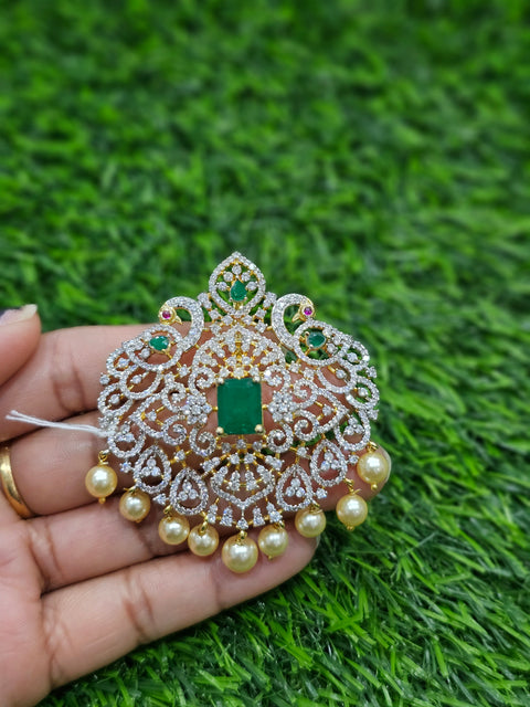 Pure 925 Silver Premium CZ Pendant
