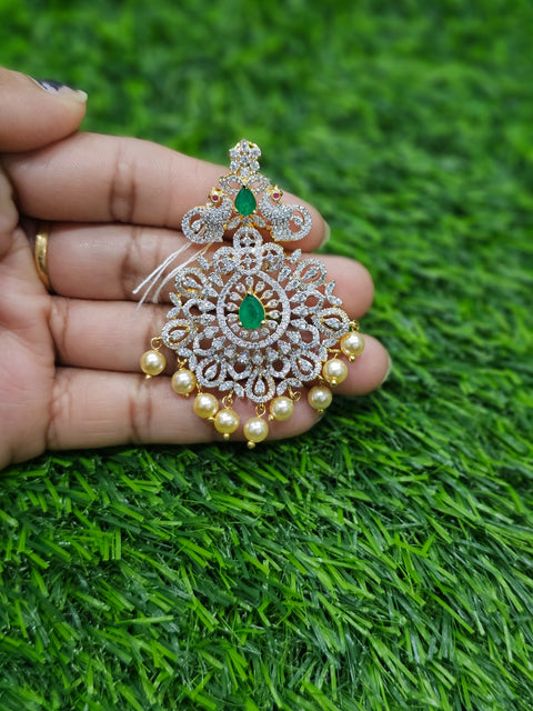 Pure 925 Silver Premium CZ Pendant