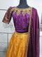 Adult Large - Semi Banaras Lehanga Set