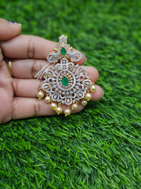 Pure 925 Silver Premium CZ Pendant
