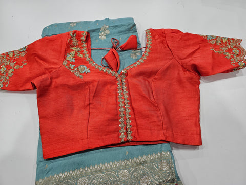 Banaras Munga silk saree