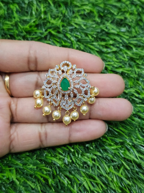 Pure 925 Silver Premium CZ Pendant