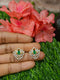 Pure 925 Silver CZ Earrings Set