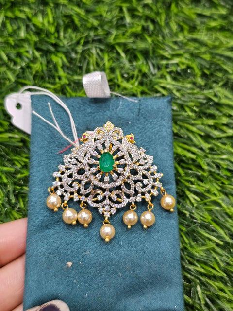 Pure 925 Silver Premium CZ Pendant