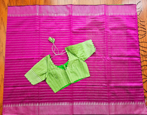 2 for $100 - Semi Raw Silk Saree