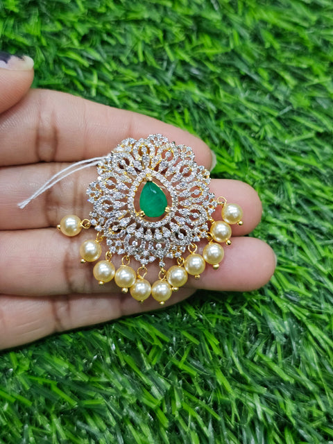 Pure 925 Silver Premium CZ Pendant
