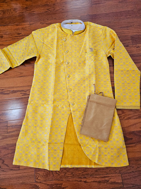 Indo Western Banaras Brocade Men’s Kurta set