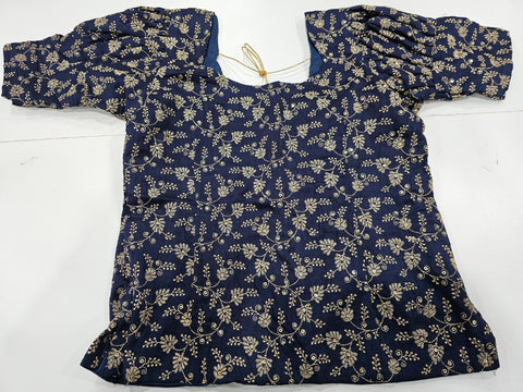 10-15 yrs - Georgette silk Embroidered Lehanga Set