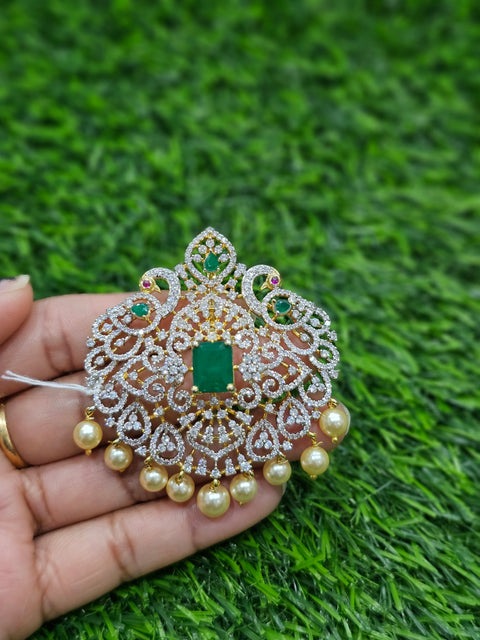 Pure 925 Silver Premium CZ Pendant
