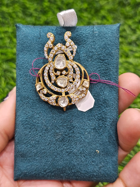 Pure 925 Silver Premium CZ Pendant
