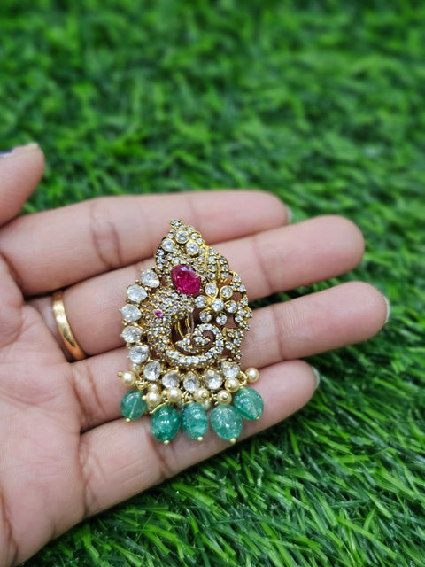 Pure 925 Silver Premium CZ Pendant