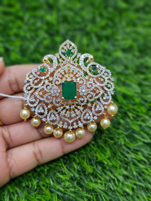 Pure 925 Silver Premium CZ Pendant