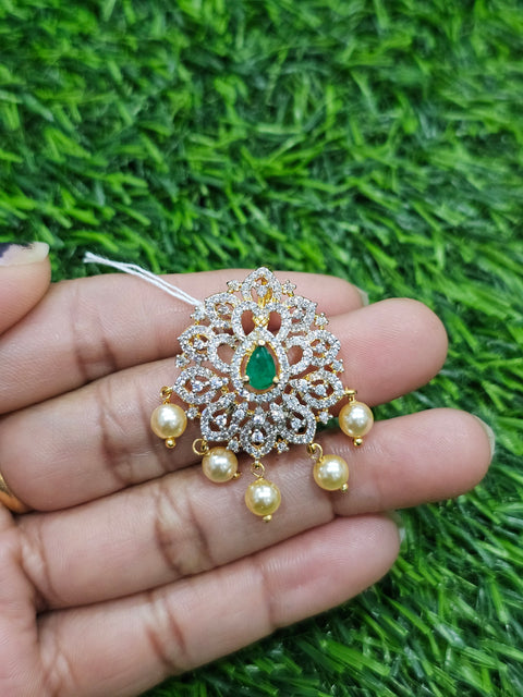 Pure 925 Silver Premium CZ Pendant