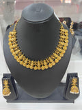 One Gram Gold Lakshmi Kasu Necklace