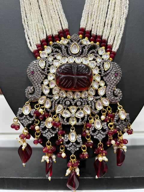 Victorian Necklace with Monalisa Beads
