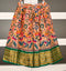 Adult Large - Tissue Kuppadam Kalamkari Crop Top Lehanga Set