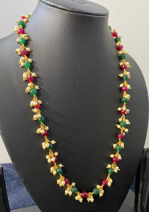 One Gram Gold Beaded Mala