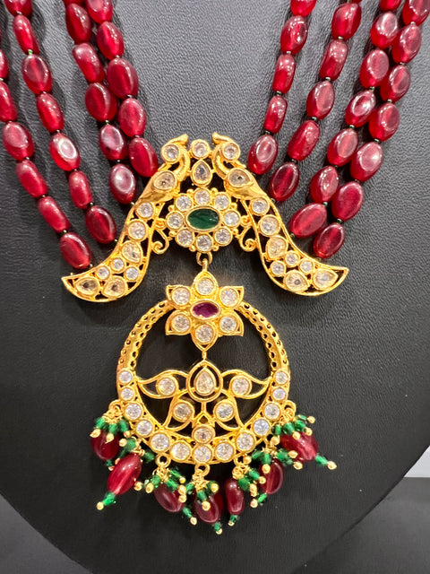 Beaded Long necklace Set