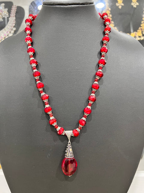 Beaded Long necklace Set