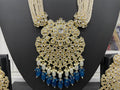 Kundan  Beaded Long necklace Set