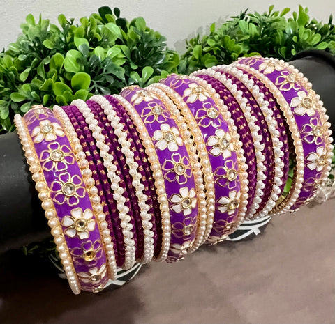 Meenakari Bangles Set