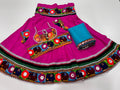 Adult XL - Indian Kutch Embroidered Mirror Work Lehanga-Gujarati Lehanga-Banjara Lehanga-Garba Special Navratri Lehanga Choli