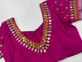 Silk Blouse with Maggam work