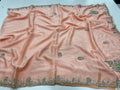 Crepe Silk Embroidered Banaras Saree