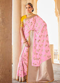 Pre-order for Banaras Munga silk Saree with stitched Blouse